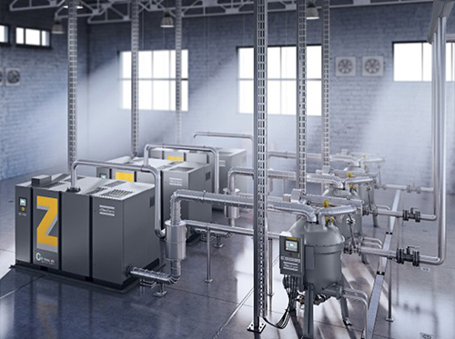 ZE 和 ZA (VSD) 低壓無油螺桿式壓縮機(jī)